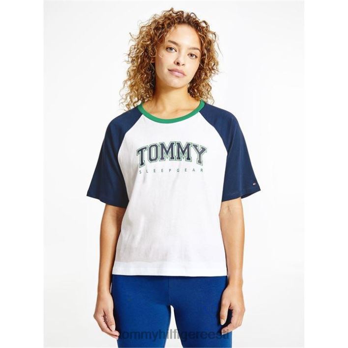 cn ss tee RJV6220664 valge/merepunane Tommy Hilfiger