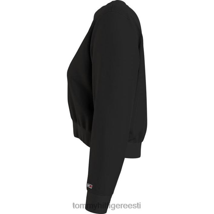 crop lilleline crewneck kampsun RJV6220540 must Tommy Hilfiger