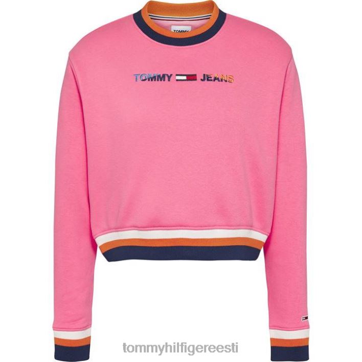crop tiping crew kampsun RJV6220873 botnicl roosa tif Tommy Hilfiger