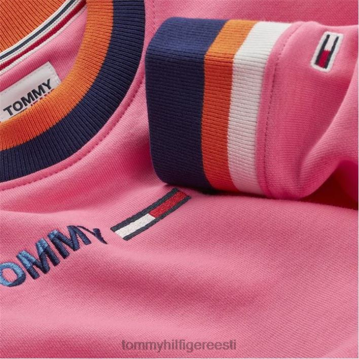 crop tiping crew kampsun RJV6220873 botnicl roosa tif Tommy Hilfiger