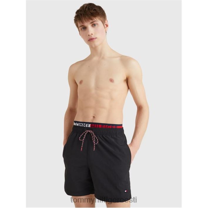 dbl wb sf keskmine pingutusnöör RJV6220047 must Tommy Hilfiger