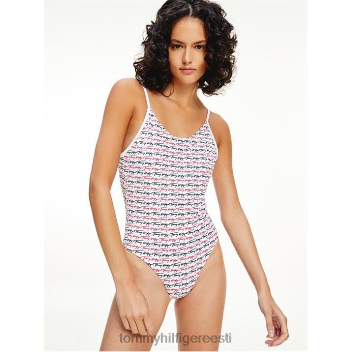 dna ujumistrikoo RJV6220681 punane/merepunane Tommy Hilfiger