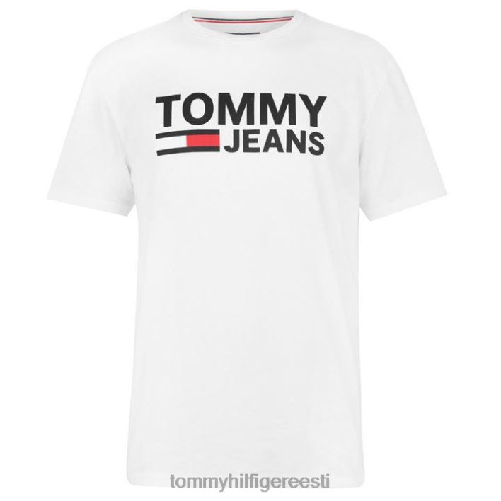 ettevõtte logoga tee RJV6220342 klassikaline valge Tommy Hilfiger