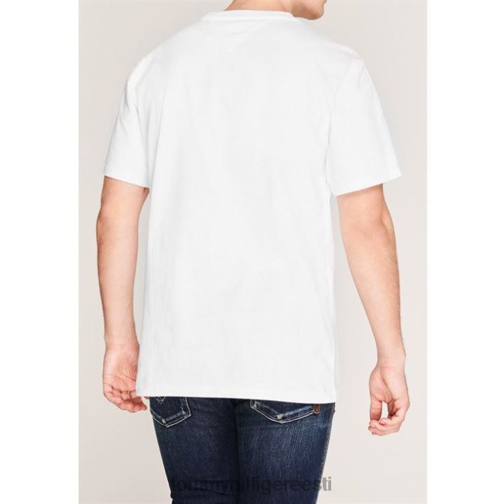 ettevõtte logoga tee RJV6220342 klassikaline valge Tommy Hilfiger