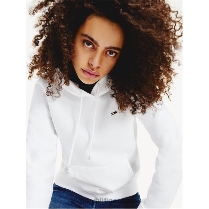 fliisist kapuuts RJV6219555 valge Tommy Hilfiger