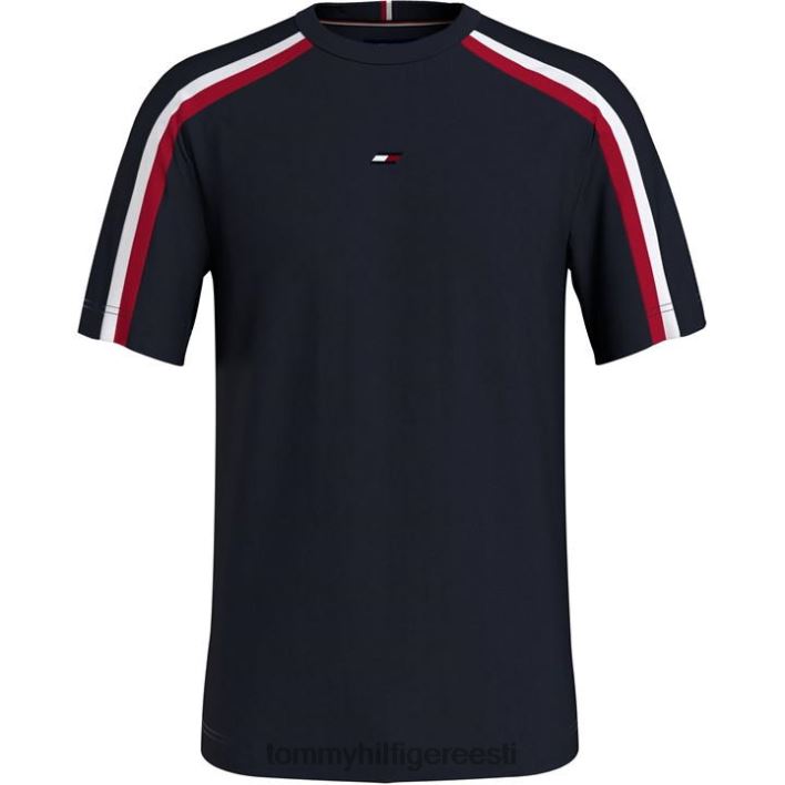 globaalne triip s/s tee RJV6220362 kõrbe taevas Tommy Hilfiger