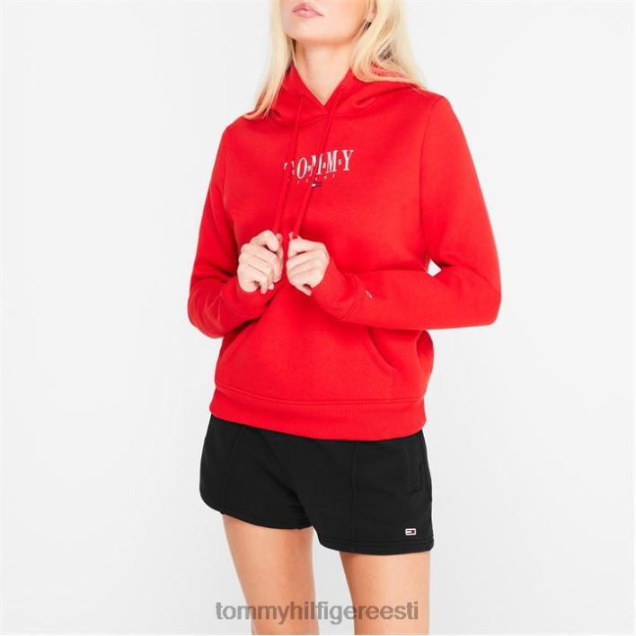 hädavajalik logoga kapuuts RJV6219678 sügav karmiinpunane Tommy Hilfiger