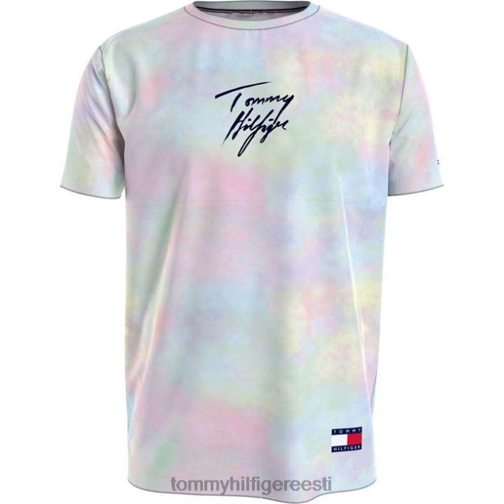 hägumustriga lühikeste varrukatega T-särk RJV6220028 hägune udu Tommy Hilfiger