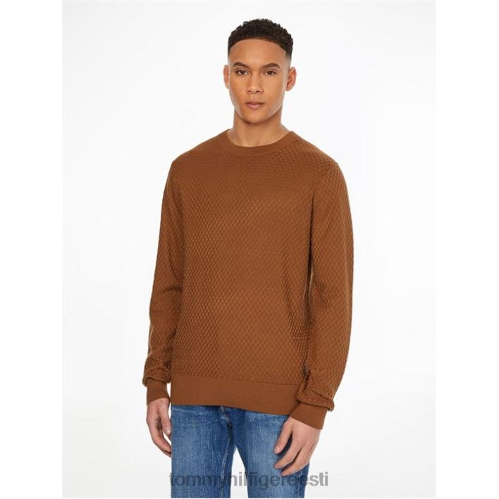 hõlmikstruktuuri meeskonnakael RJV6220969 kõrbe khaki gw5 Tommy Hilfiger