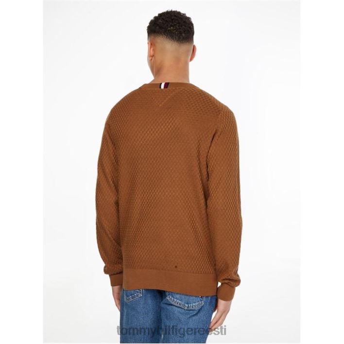 hõlmikstruktuuri meeskonnakael RJV6220969 kõrbe khaki gw5 Tommy Hilfiger