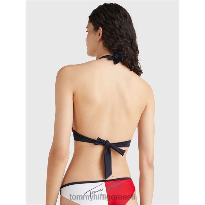 halterneck push up bikiinitop RJV6219704 kõrbe taevas Tommy Hilfiger