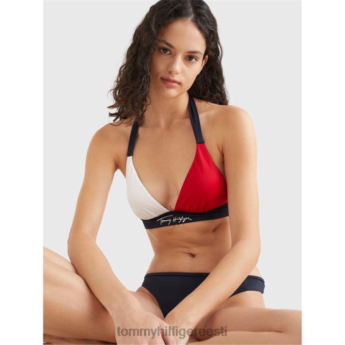 halterneck push up bikiinitop RJV6219704 kõrbe taevas Tommy Hilfiger