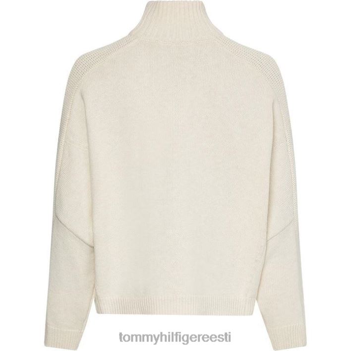 hayana lukuga kõrge kaelusega kampsun RJV6219883 ekru Tommy Hilfiger