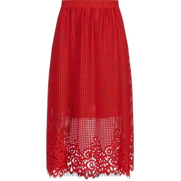 helena laserlõikega midiseelik RJV6220743 kirss Tommy Hilfiger