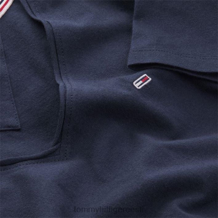 õhuke v-kaelusega T-särk RJV6219675 hämar merevägi Tommy Hilfiger