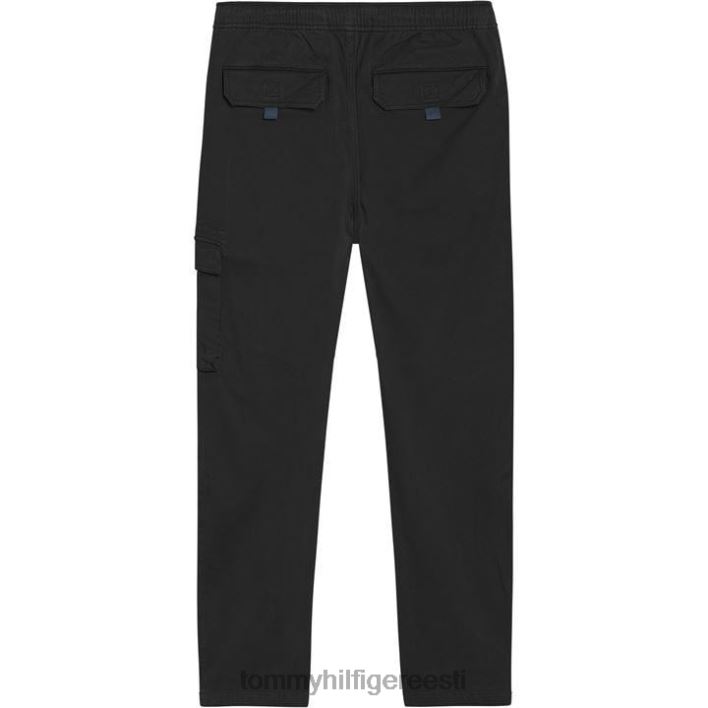 isa Dobby cargo püksid RJV6219861 mustad voodid Tommy Hilfiger