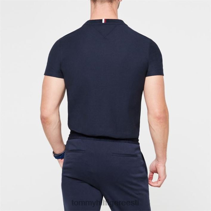 kärgstruktuuriga t-särk RJV6220376 merevägi Tommy Hilfiger