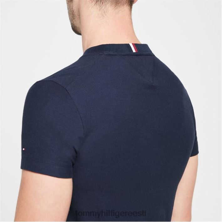 kärgstruktuuriga t-särk RJV6220376 merevägi Tommy Hilfiger
