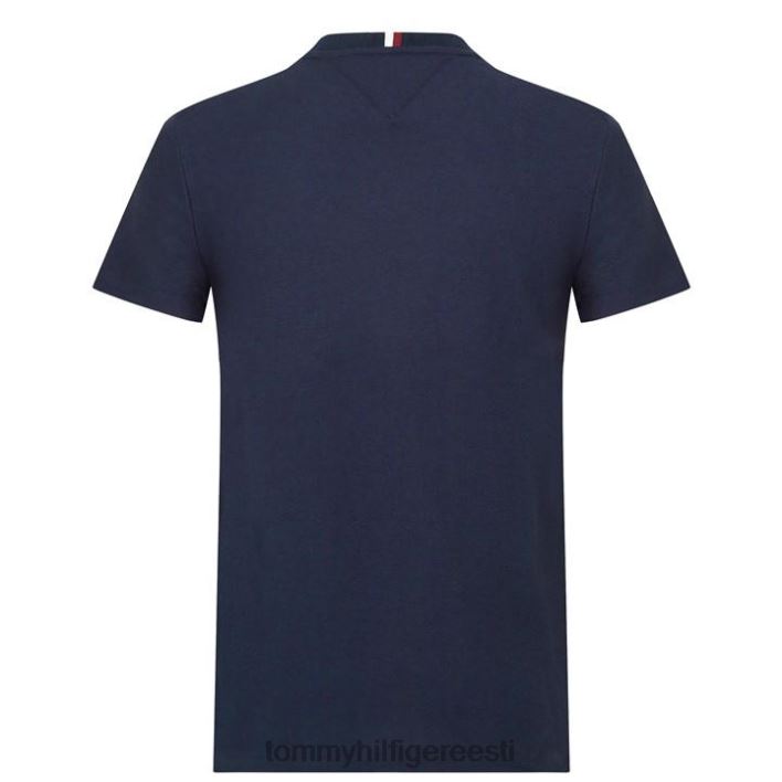 kärgstruktuuriga t-särk RJV6220376 merevägi Tommy Hilfiger