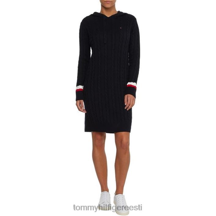kaabel kapuutsiga kleit RJV6219685 kõrbe taevas Tommy Hilfiger