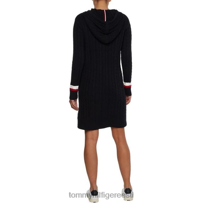 kaabel kapuutsiga kleit RJV6219685 kõrbe taevas Tommy Hilfiger
