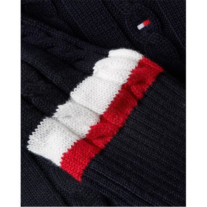 kaabel kapuutsiga kleit RJV6219685 kõrbe taevas Tommy Hilfiger