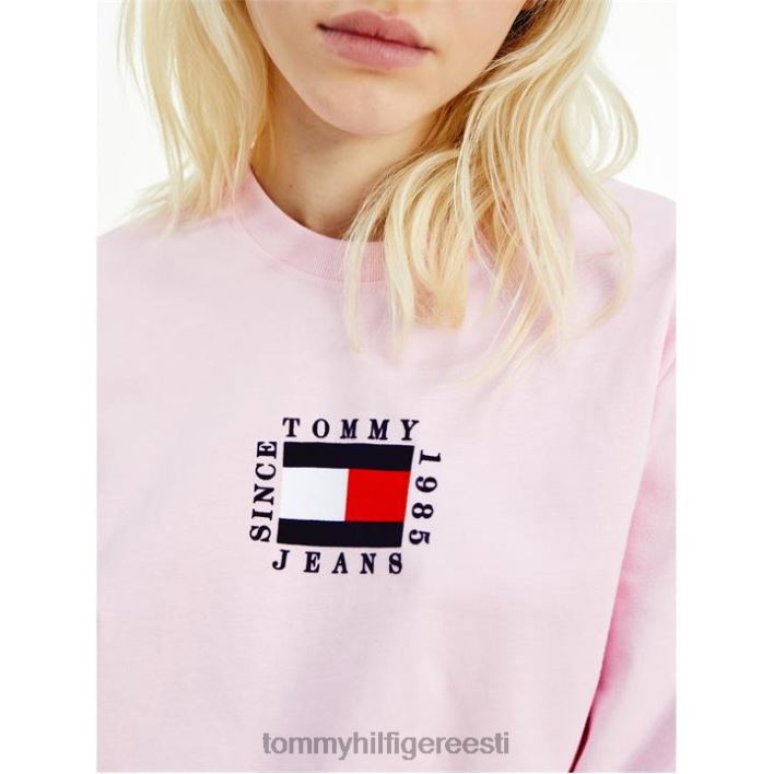 kasti lipp pikkade varrukatega t-särk RJV6219652 romntc roosa toj Tommy Hilfiger