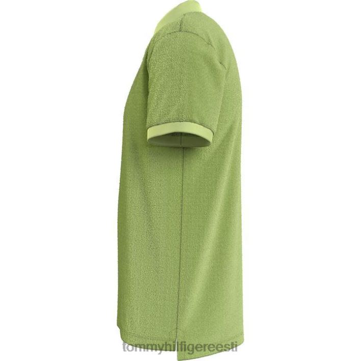 klassikaline lühikeste varrukatega polo RJV6220314 pleekinud lubi Tommy Hilfiger