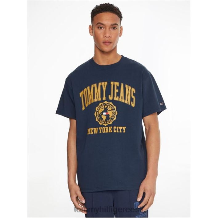 kolledži logoga T-särk RJV6220430 hämar c87 Tommy Hilfiger