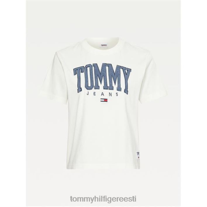 kollegiaalne t-särk RJV6220542 elevandiluust siid Tommy Hilfiger