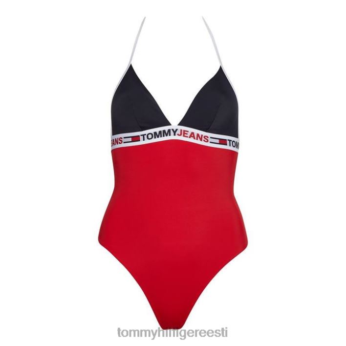 kolmnurkne ühes tükis ujumistrikoo RJV6220693 kõrbe taevas Tommy Hilfiger
