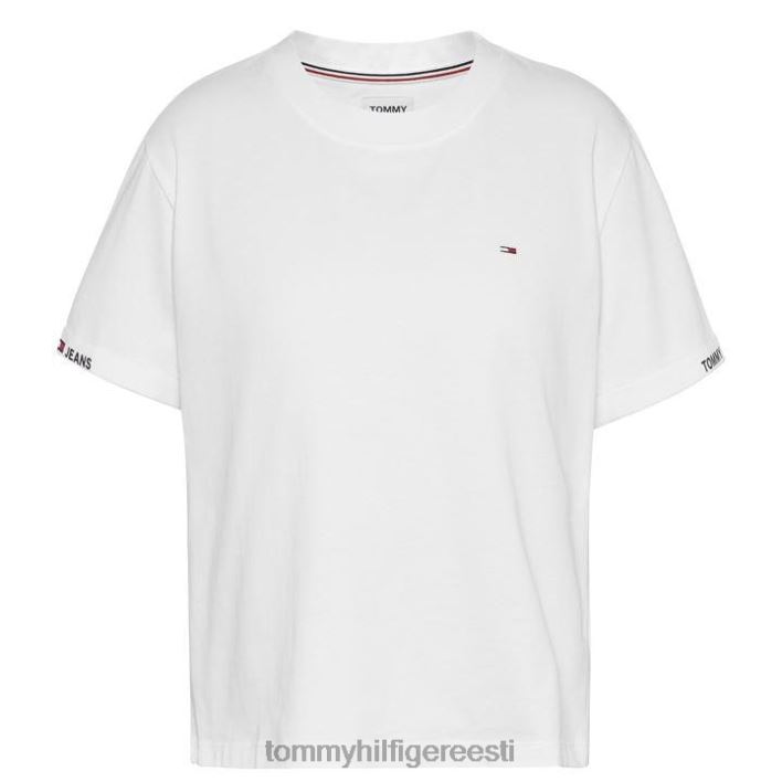 kontrastne beebi t-särk RJV6220754 ybr valge Tommy Hilfiger