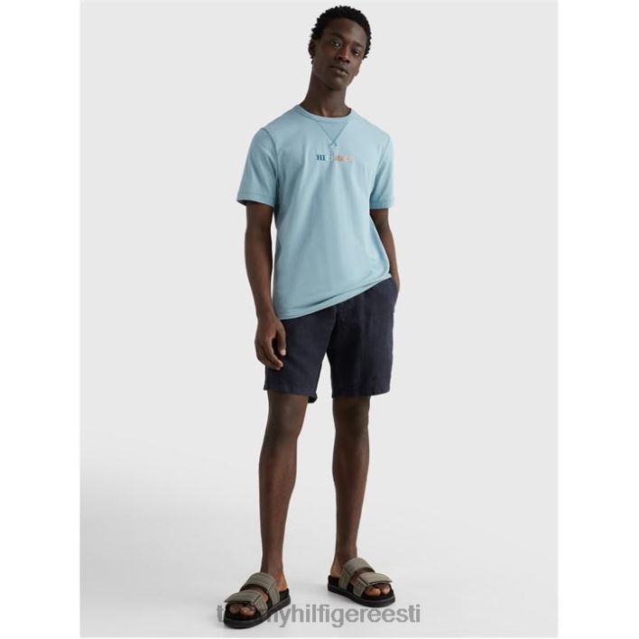 kontrastpistega t-särk RJV6219928 ülev sinine ctv Tommy Hilfiger