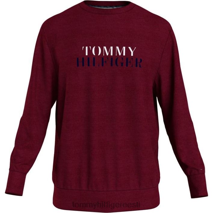 kontrastse logoga dressipluus RJV6219844 sügav rouge Tommy Hilfiger