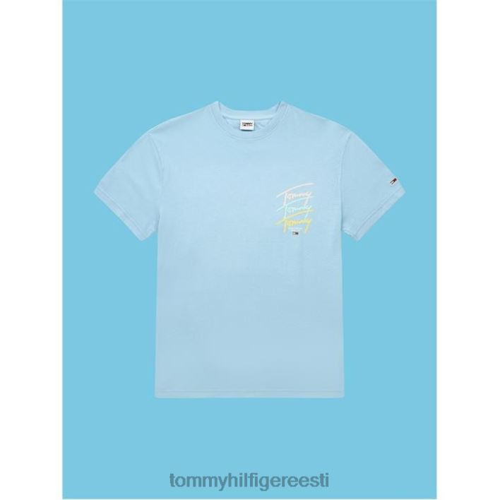 kordusskripti t-särk RJV6220162 puudersinine c1t Tommy Hilfiger