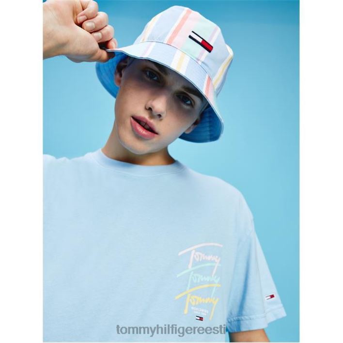 kordusskripti t-särk RJV6220162 puudersinine c1t Tommy Hilfiger