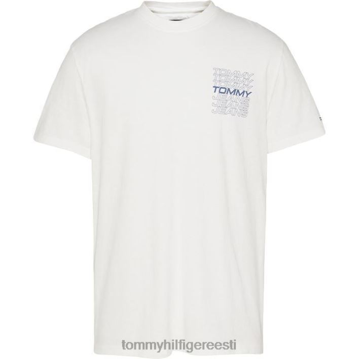 korduva logoga T-särk RJV6220002 ybr valge Tommy Hilfiger