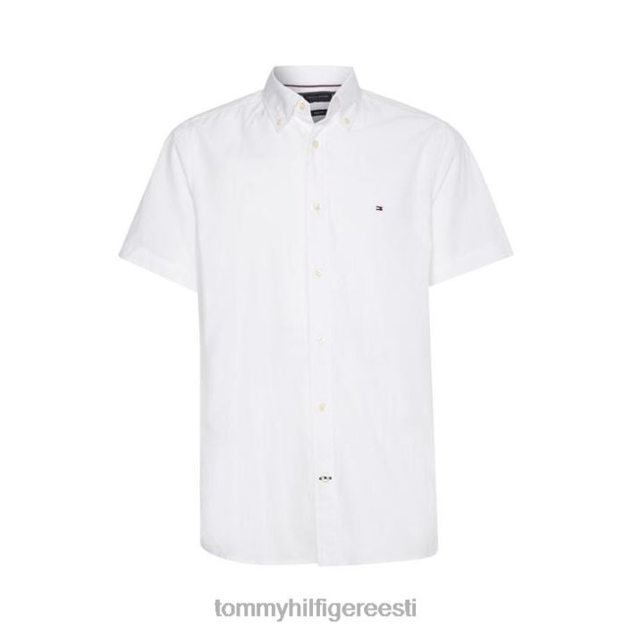 lühikeste varrukatega popliinsärk RJV6219617 valge ybr Tommy Hilfiger