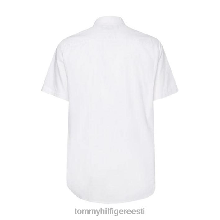 lühikeste varrukatega popliinsärk RJV6219617 valge ybr Tommy Hilfiger
