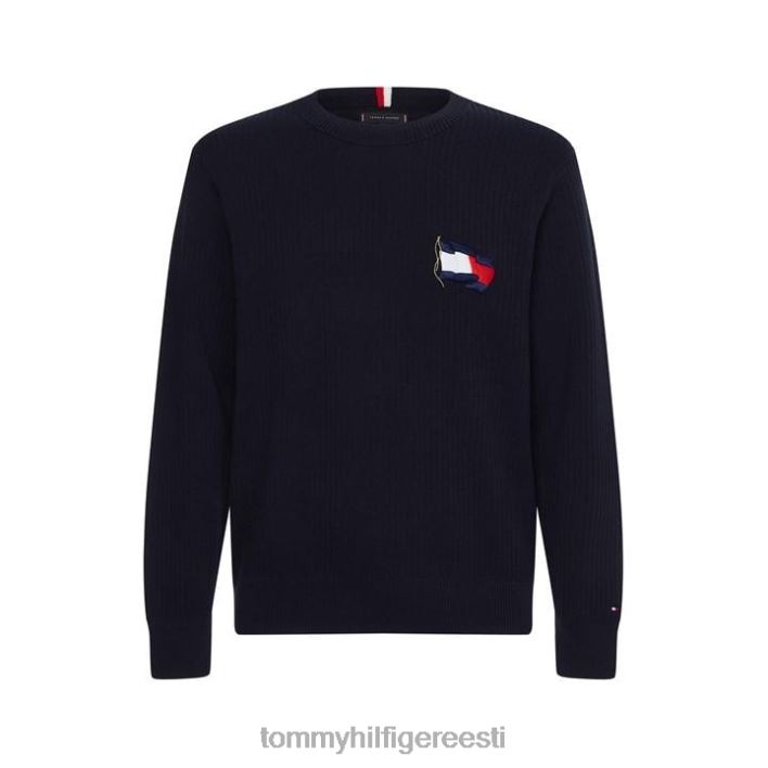 lainelise lipuga kampsun RJV6220306 kõrbe taevas Tommy Hilfiger