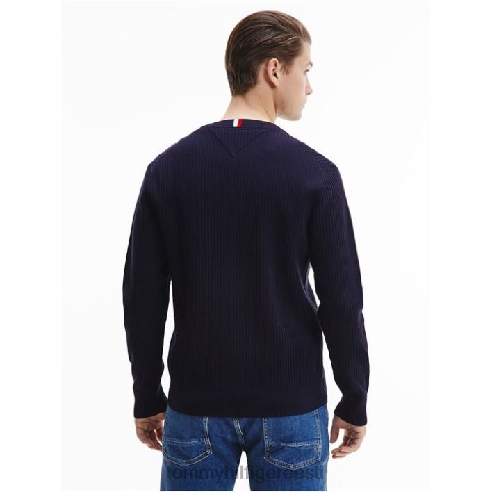 lainelise lipuga kampsun RJV6220306 kõrbe taevas Tommy Hilfiger