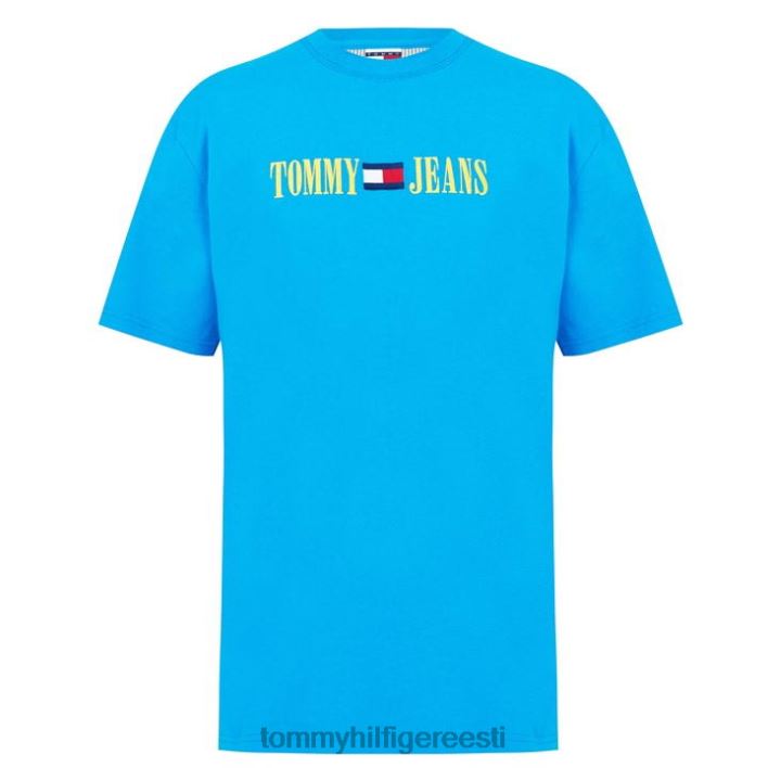 lainer logoga t-särk RJV6220368 aqua c4p Tommy Hilfiger