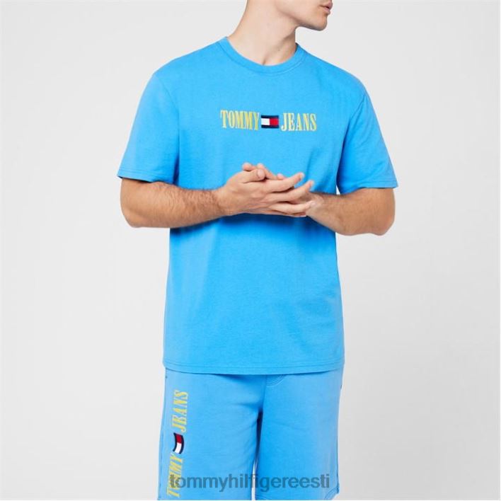 lainer logoga t-särk RJV6220368 aqua c4p Tommy Hilfiger