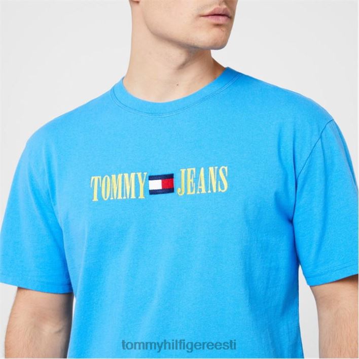 lainer logoga t-särk RJV6220368 aqua c4p Tommy Hilfiger