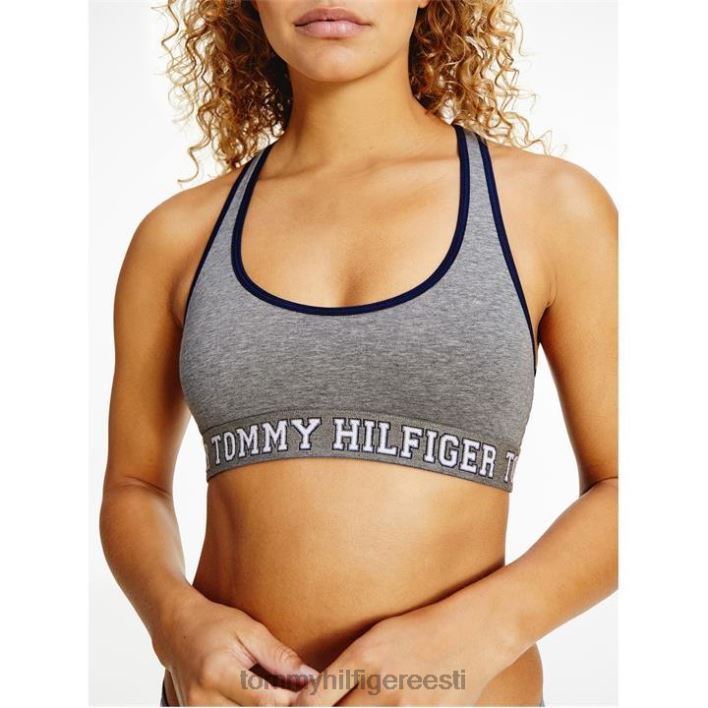 liiga päitsed bralette RJV6220779 hall/merepunane Tommy Hilfiger