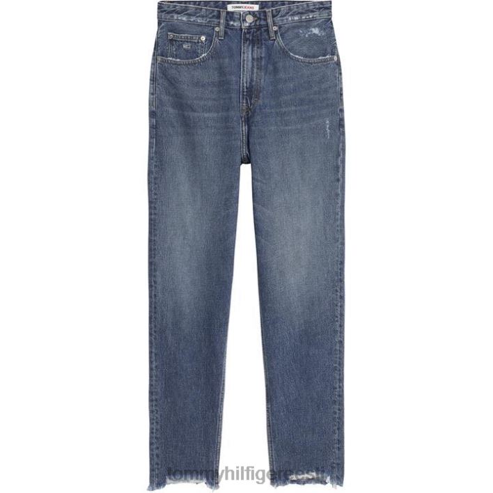 ülikõrged mom teksad RJV6220854 denim tume 1bk Tommy Hilfiger