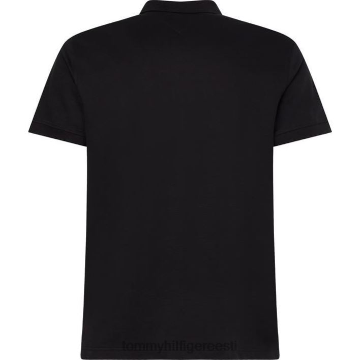 ülikooli polosärk RJV6220768 mustad voodid Tommy Hilfiger