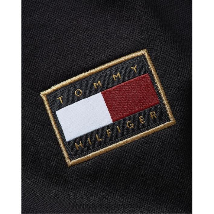 ülikooli polosärk RJV6220768 mustad voodid Tommy Hilfiger