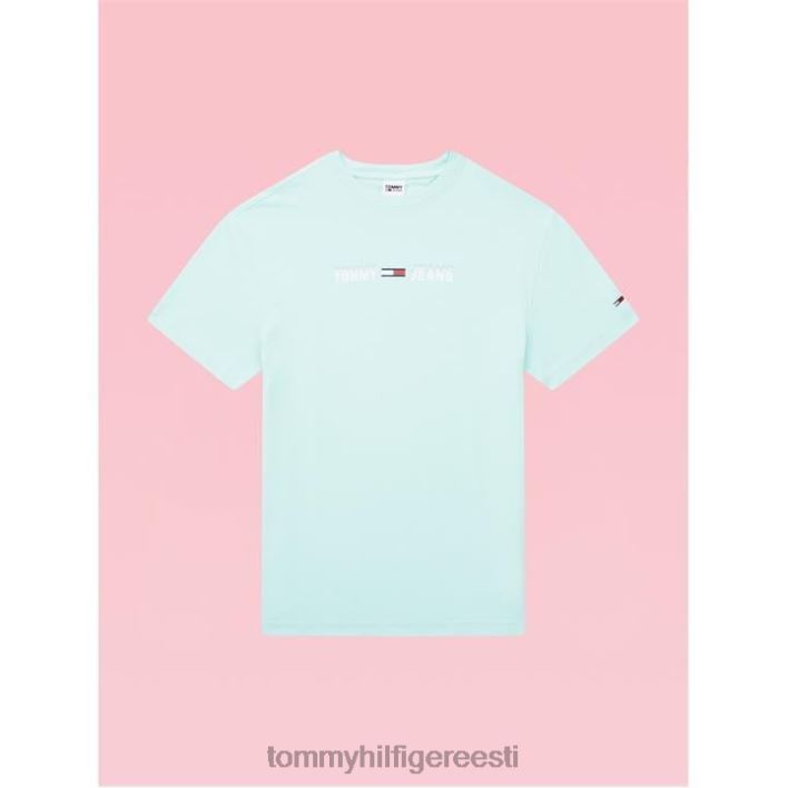 lineaarse logoga T-särk RJV6219963 aqua csp Tommy Hilfiger
