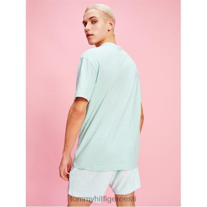 lineaarse logoga T-särk RJV6219963 aqua csp Tommy Hilfiger